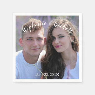 Serviette En Papier Papier photo Mariage