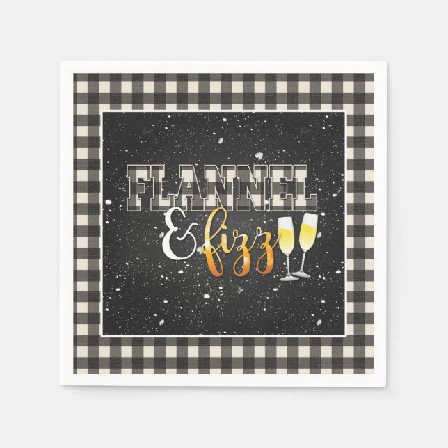 Serviette En Papier Papier plat - Blanc - Fizz (Devant)