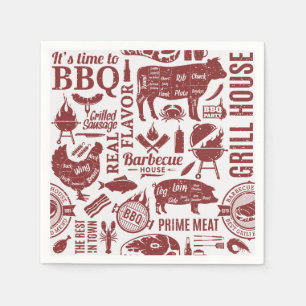 Serviette En Papier Papier pour barbecue grillades