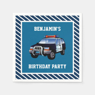 Serviette En Papier Papier pour fête d'anniversaire de voiture de poli