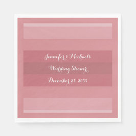 Serviette En Papier Papier pour mariage Dusty Rose, fête d'anniversair