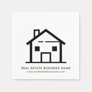 Serviette En Papier Papier Promo de l'agent immobilier moderne