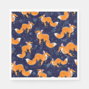Serviette En Papier Papier Renard Courant Napkin