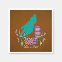 PAPIER RODÉO BOHO BARREL RACER BARREL RACING