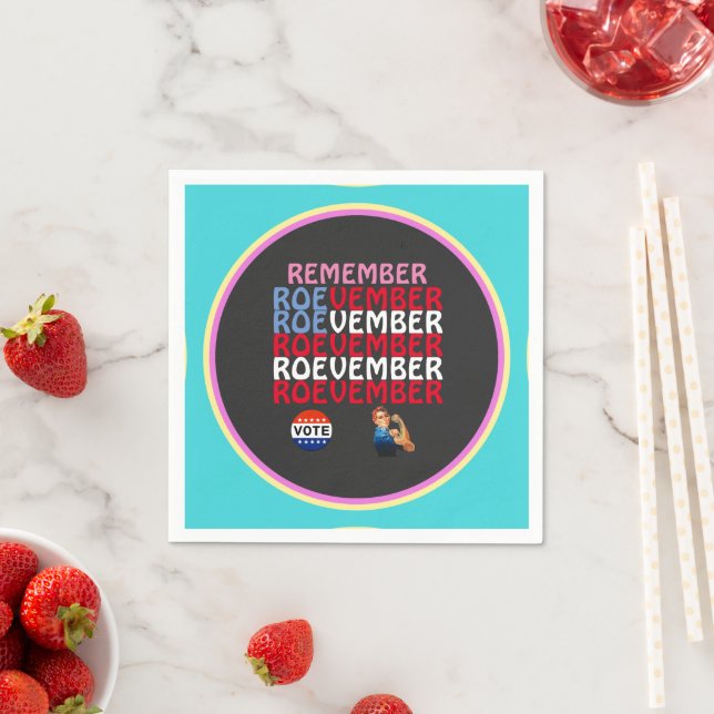 Serviette En Papier Papier ROEVEMBER Napkin (En situation)