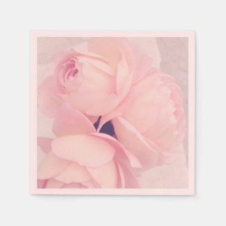 Serviette En Papier Papier rose rose
