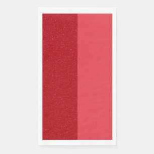 Serviette En Papier Papier rouge tomate à fractionnement personnalisé