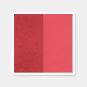 Serviette En Papier Papier rouge tomate fractionné Napkin - Gras Duo D