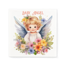 Papier serviettes bébé ange