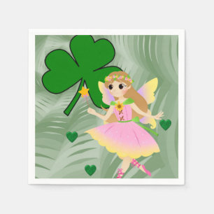 Serviette En Papier Papier serviettes Fée St. Patrick's Day