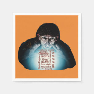 Serviette En Papier Papier serviettes Halloween Costume Party Crystal 