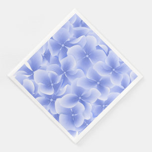Serviette En Papier Papier serviettes-Hydrangées bleu