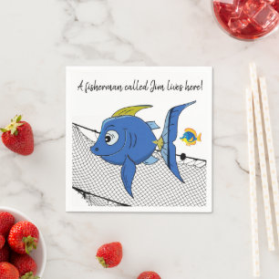 Serviette En Papier Papier serviettes, Pêcheur serviettes de pêche