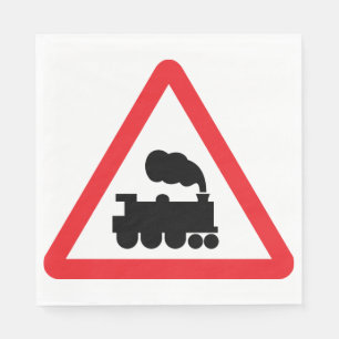 Serviette En Papier Papier signalétique ferroviaire Naples