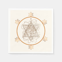 Papier Star juif très élégant