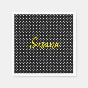 Serviette En Papier Papier Susana Polkadot