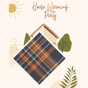 Serviette En Papier Papier Tartan Abstrait