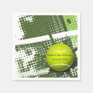 Serviette En Papier Papier Tennis Design Napkins