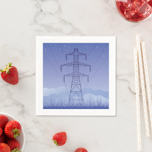 Serviette En Papier Papier tour Power Line