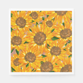 Serviette En Papier Papier tournesol Napkin