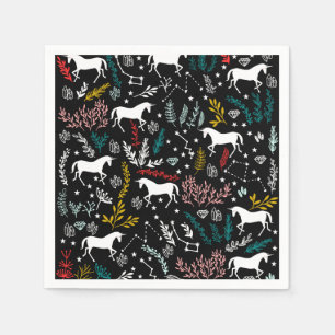 Serviette En Papier Papier Unicorne Napkin