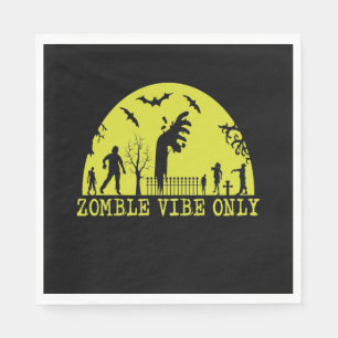 Serviette En Papier Papier Vibes Zombie uniquement