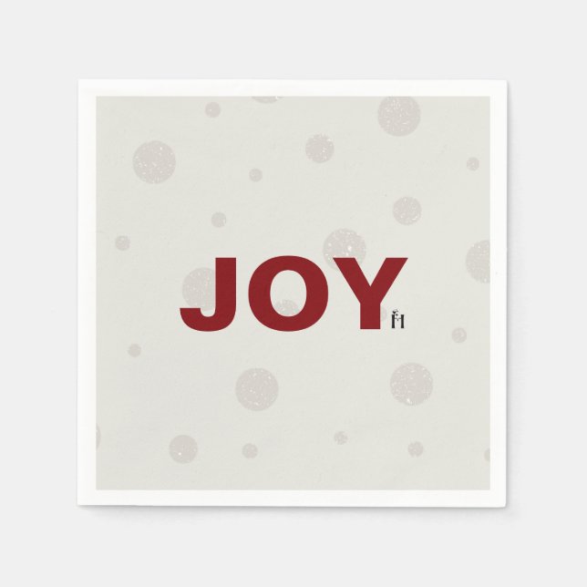 SERVIETTE EN PAPIER PAPIERS JOY JOY PLATES PAPIER PLAQUES (Devant)