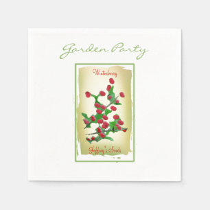 Serviette En Papier Paquet de graines d'airelle