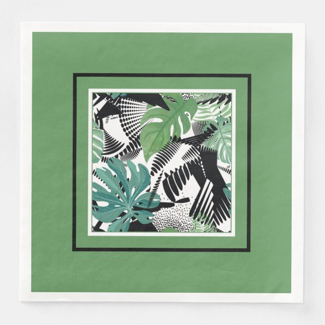 Serviette En Papier Paradis tropical (Devant)