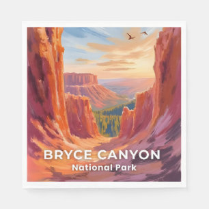 Serviette En Papier Parc national de Bryce Canyon Voyage Utah