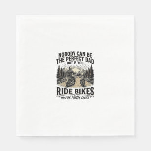 Serviette En Papier Parfait Papa Vélo Vélos Vintage Chemise Biker Desi