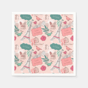 Serviette En Papier Paris