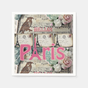 Serviette En Papier Paris, Papier