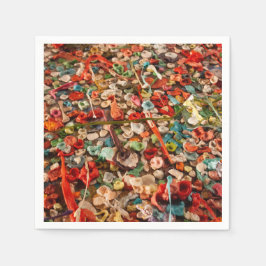 Serviette En Papier Paroi de gomme colorée