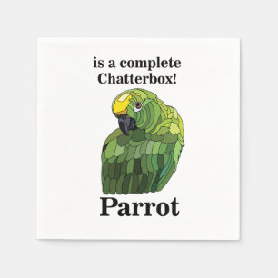 Serviette En Papier Parrot Bird Funny Tropical Birmingham Party