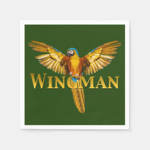Serviette En Papier Parrot Wingman