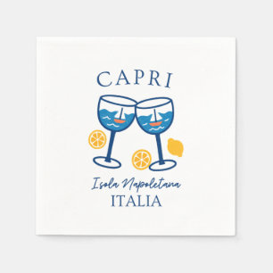 Serviette En Papier Parti Capri Italie