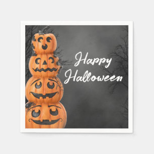Serviette En Papier Parti d'Halloween Jackolantern