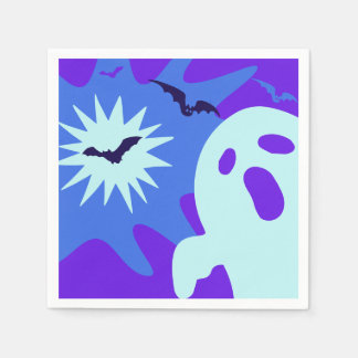 Serviette En Papier Parti d'Halloween Spooktaculaire rétro