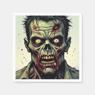Serviette En Papier Parti d'Halloween Zombie