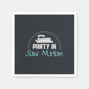 Serviette En Papier Parti Pontoon au ralenti