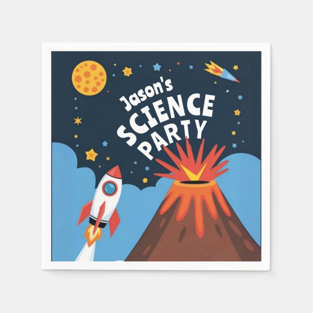Serviette En Papier parti scientifique roquette roquette gosses (Devant)