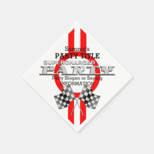 Serviette En Papier Partie de performance surchargée personnalisée