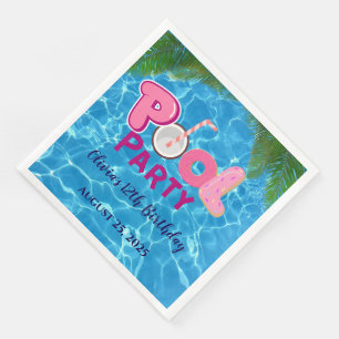 Serviette En Papier Partie du pool