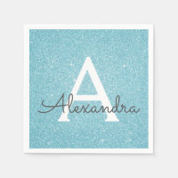 Parties scintillant Turquoise bleue et étincelle M
