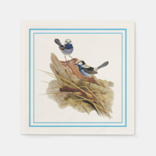 Serviette En Papier Paruline Turquoisine,