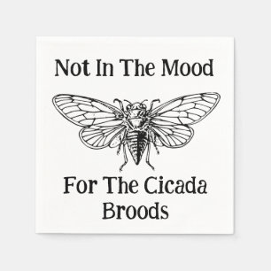 Serviette En Papier Pas D'Humeur Pour Les Broods Du Canada