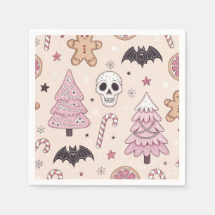 Serviette En Papier Pastel goth emo Noël