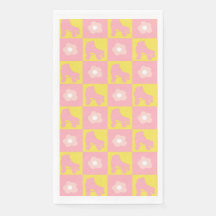 Patinage derby À damiers rouleau rose Jaune