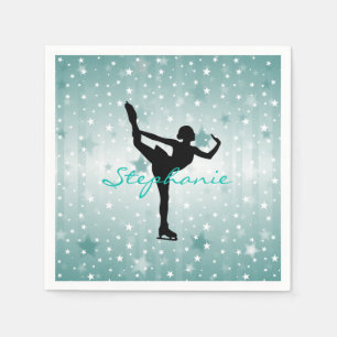 Serviette En Papier Patinage sur glace - Papier à Party Napkins